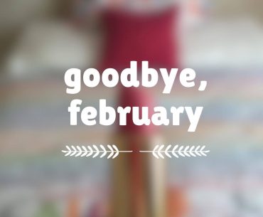 Tschüss, February!
